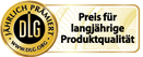 Logo "Preis für langjährige Produktqualität (DLG)
